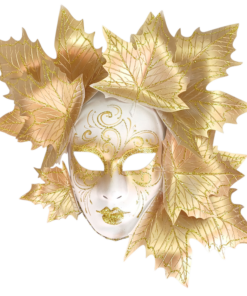 Χειροποίητη Βενετσιάνικη Μάσκα σε χρυσό χρώμα
