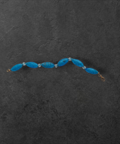 Alternative view of Χειροποίητο βραχιόλι από αυθεντικό Μουράνο σε χρώμα Τουρκουάζ